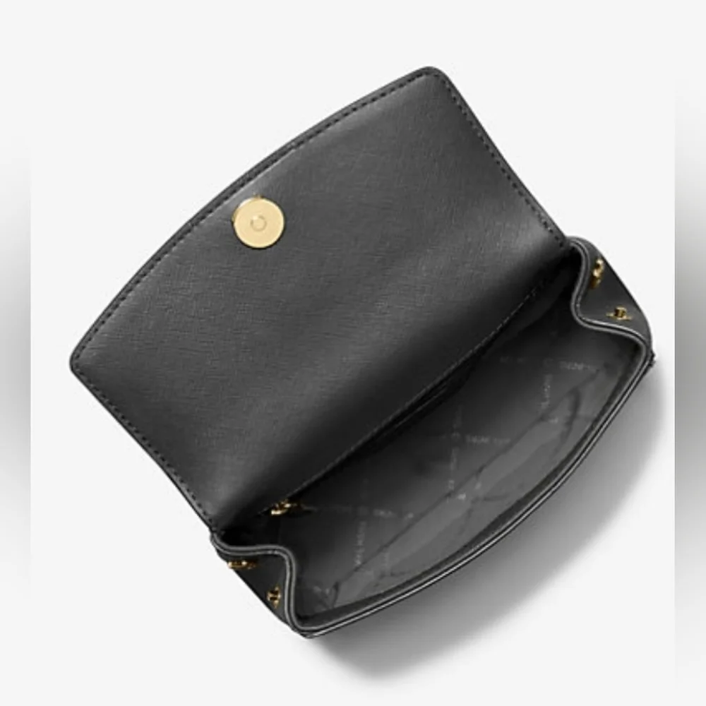 Michael Kors Ava Extra Small Saffiano Crossbody, Navy Blue - Picture 11 of 12